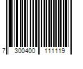 Barcode Image for UPC code 7300400111119