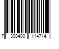 Barcode Image for UPC code 7300400114714