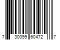 Barcode Image for UPC code 730099604727