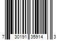 Barcode Image for UPC code 730191359143