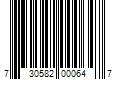 Barcode Image for UPC code 730582000647