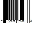 Barcode Image for UPC code 730822250986