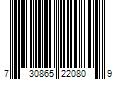 Barcode Image for UPC code 730865220809