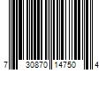 Barcode Image for UPC code 730870147504