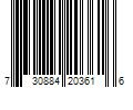 Barcode Image for UPC code 730884203616