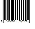 Barcode Image for UPC code 7310070000378