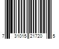 Barcode Image for UPC code 731015217205