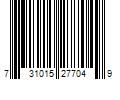 Barcode Image for UPC code 731015277049