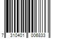 Barcode Image for UPC code 7310401006833