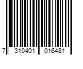 Barcode Image for UPC code 7310401016481