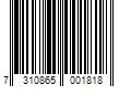 Barcode Image for UPC code 7310865001818