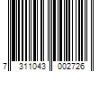 Barcode Image for UPC code 7311043002726