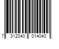 Barcode Image for UPC code 7312040014040