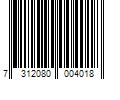 Barcode Image for UPC code 7312080004018