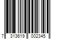 Barcode Image for UPC code 7313619002345