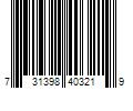 Barcode Image for UPC code 731398403219