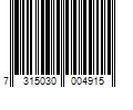 Barcode Image for UPC code 7315030004915