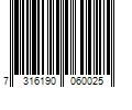 Barcode Image for UPC code 7316190060025