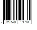 Barcode Image for UPC code 7316570574760