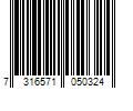 Barcode Image for UPC code 7316571050324