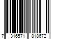 Barcode Image for UPC code 7316571818672