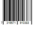 Barcode Image for UPC code 7316571910383. Product Name: 