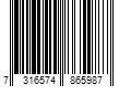 Barcode Image for UPC code 7316574865987