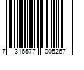 Barcode Image for UPC code 7316577005267. Product Name: 