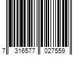 Barcode Image for UPC code 7316577027559