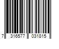 Barcode Image for UPC code 7316577031815