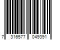 Barcode Image for UPC code 7316577049391