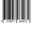 Barcode Image for UPC code 7316577084972