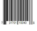 Barcode Image for UPC code 731701100408