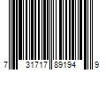 Barcode Image for UPC code 731717891949