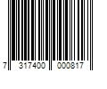 Barcode Image for UPC code 7317400000817