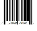 Barcode Image for UPC code 731809001997