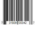 Barcode Image for UPC code 731809003427