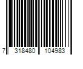 Barcode Image for UPC code 7318480104983