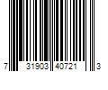 Barcode Image for UPC code 731903407213