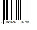 Barcode Image for UPC code 7321646007783