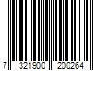 Barcode Image for UPC code 7321900200264