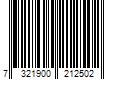 Barcode Image for UPC code 7321900212502