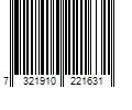 Barcode Image for UPC code 7321910221631