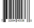 Barcode Image for UPC code 732894400368