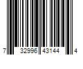 Barcode Image for UPC code 732996431444