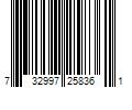 Barcode Image for UPC code 732997258361