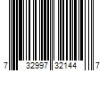 Barcode Image for UPC code 732997321447