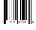 Barcode Image for UPC code 732999802708