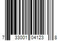 Barcode Image for UPC code 733001041238