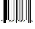 Barcode Image for UPC code 733001092360